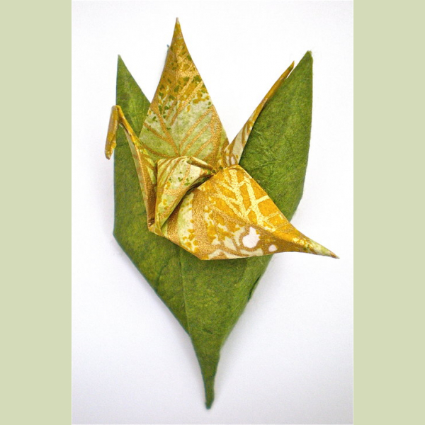 How To Make An Origami Crane From A Gum Wrapper